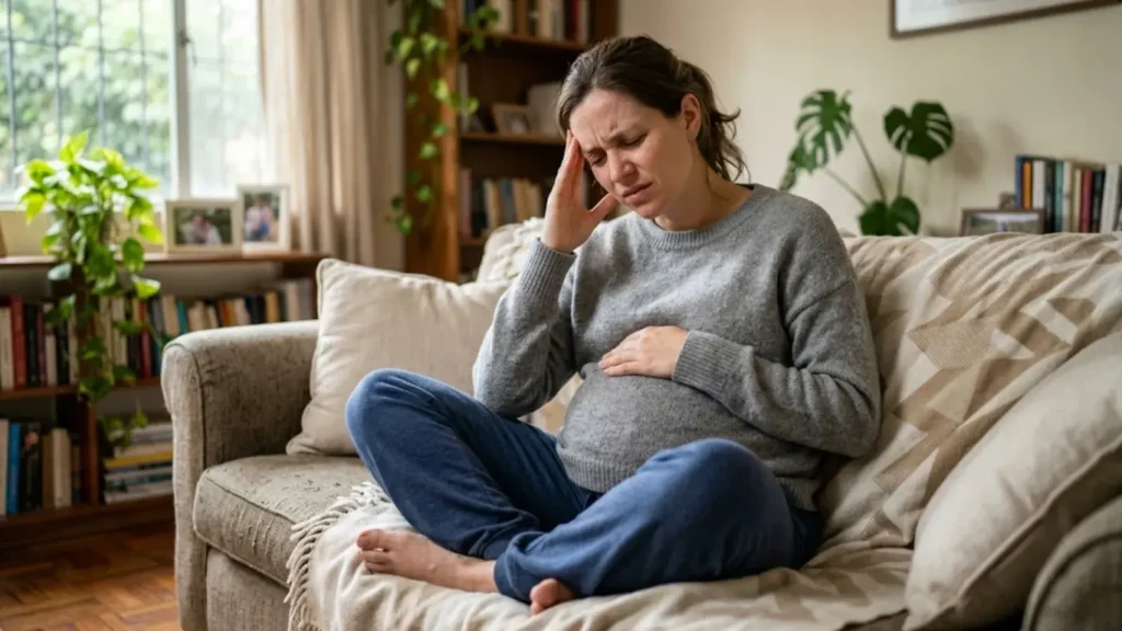 síntomas normales y de riesgo durante el embarazo